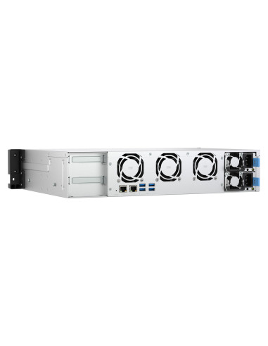 Qnap Ts-855Eu-Rp-8G, 2U, 8 X 2.5"/3.5" Sata, Intel Atom C5125 8C/8T, 8 Gb Sodimm Ddr4 (Max. 64Gb ), 2 X 2.5Gberedundant Psu