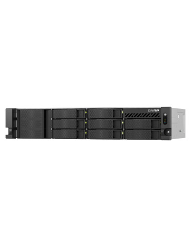 Qnap Ts-855Eu-Rp-8G, 2U, 8 X 2.5"/3.5" Sata, Intel Atom C5125 8C/8T, 8 Gb Sodimm Ddr4 (Max. 64Gb ), 2 X 2.5Gberedundant Psu