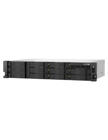 Qnap Ts-855Eu-Rp-8G, 2U, 8 X 2.5"/3.5" Sata, Intel Atom C5125 8C/8T, 8 Gb Sodimm Ddr4 (Max. 64Gb ), 2 X 2.5Gberedundant Psu