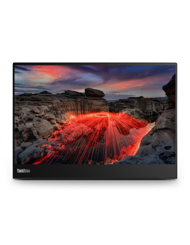 Lenovo Thinkvision M14T G2 14I 14.0"Touch 2440 X 1440 60Hz 300Nits Usb Raven Black