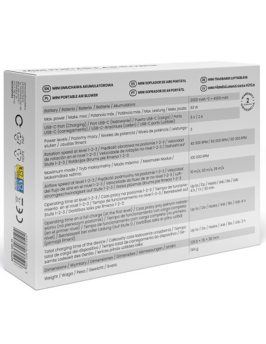 Savio Mini Dmuchawa Akumulatorowa Md-01