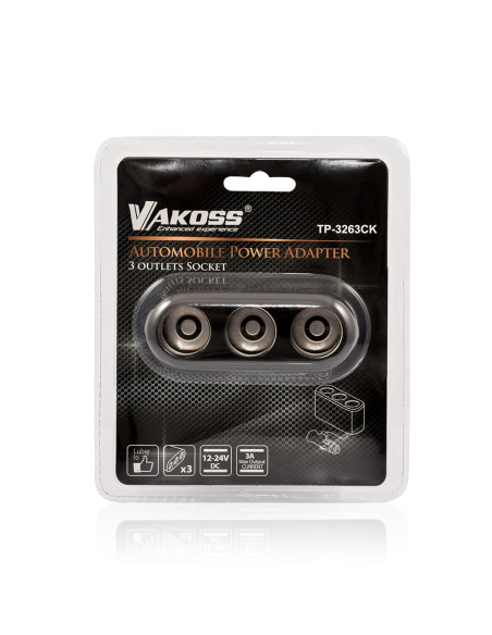 Ładowarka Samochodowa Do Smartfona Vakoss Tp-3263Ck (3000 Ma)
