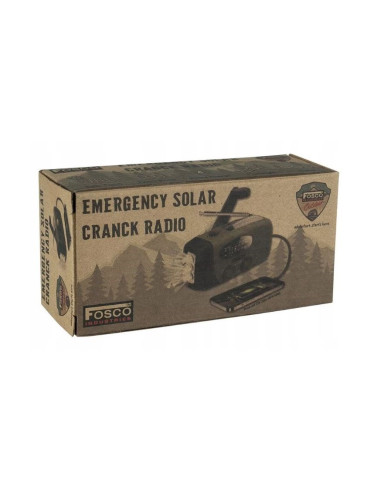 Radio Awaryjne Fosco Outdoormen Edit. Solar-Dynamo
