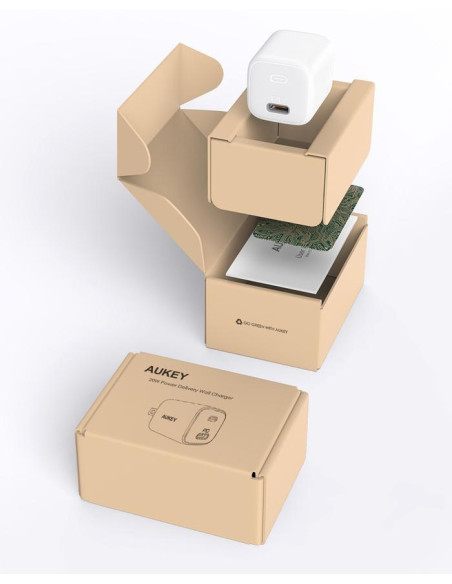 Aukey Pa-B1 White Ładowarka Sieciowa 20W Usb-C Pd
