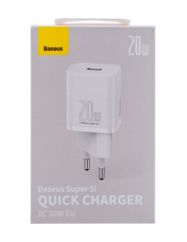 Baseus Ładowarka Sieciowa Super Si 20W (Biała)