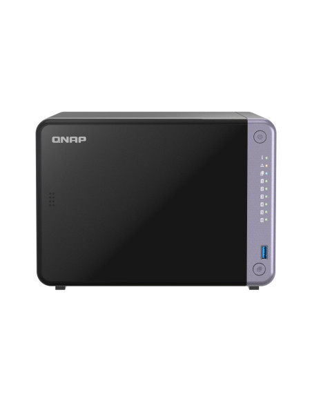 Qnap Ts-632X-4G, Tower, 6 X 2.5"/3.5" Sata, Annapurnalabs Alpine Al524 4C, 4Gb (Max. 16Gb) Ddr4 Sodimm, 2 X 2.5Gbe, 2 X 10Gbe Sf
