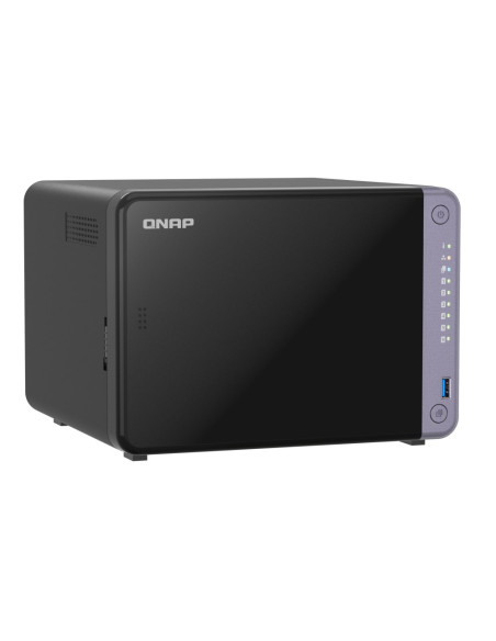 Qnap Ts-632X-4G, Tower, 6 X 2.5"/3.5" Sata, Annapurnalabs Alpine Al524 4C, 4Gb (Max. 16Gb) Ddr4 Sodimm, 2 X 2.5Gbe, 2 X 10Gbe Sf