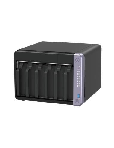 Qnap Ts-632X-4G, Tower, 6 X 2.5"/3.5" Sata, Annapurnalabs Alpine Al524 4C, 4Gb (Max. 16Gb) Ddr4 Sodimm, 2 X 2.5Gbe, 2 X 10Gbe Sf