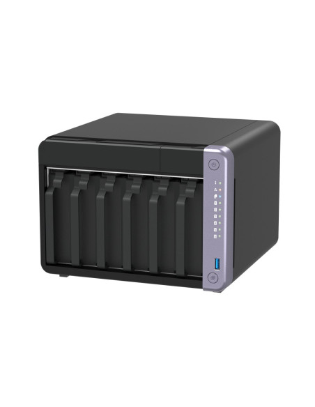 Qnap Ts-632X-4G, Tower, 6 X 2.5"/3.5" Sata, Annapurnalabs Alpine Al524 4C, 4Gb (Max. 16Gb) Ddr4 Sodimm, 2 X 2.5Gbe, 2 X 10Gbe Sf