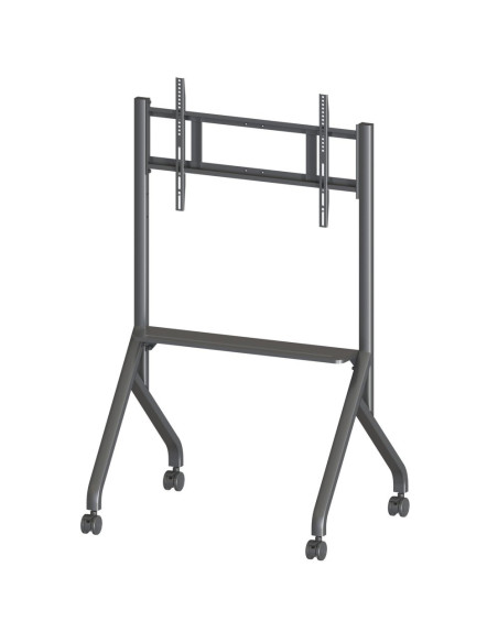 Techly Stojak Mobilny Tv 55-86" Do 80Kg Regulowany Półka Av