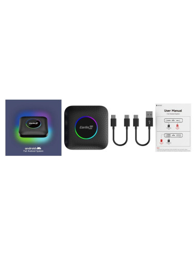 Adapter Carlinkit Tbox Ambient 8Gb+128Gb Android 13- 8G/128G Carplay I Android Auto Czarny