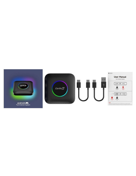 Adapter Carlinkit Tbox Ambient 8Gb+128Gb Android 13- 8G/128G Carplay I Android Auto Czarny