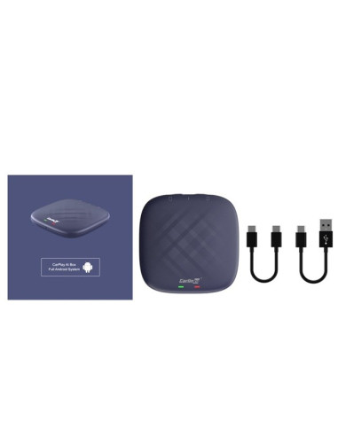 Carlinkit Adapter Bezprzewodowy Ai Box Z Androidem 13 - 8 Gb + 128 Gb Do Oryginalnych Radioodbiorników Samochodowych Z Carplay N
