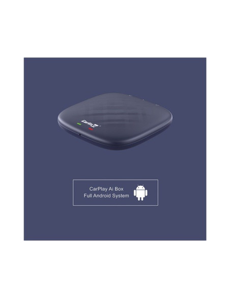 Carlinkit Adapter Bezprzewodowy Ai Box Z Androidem 13 - 8 Gb + 128 Gb Do Oryginalnych Radioodbiorników Samochodowych Z Carplay N