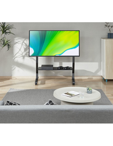 Techly Stojak Mobilny Tv 45-90"Kg Do 60Kg Regulowany Półka Av