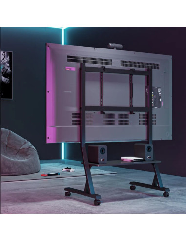 Techly Stojak Mobilny Tv 45-90"Kg Do 60Kg Regulowany Półka Av