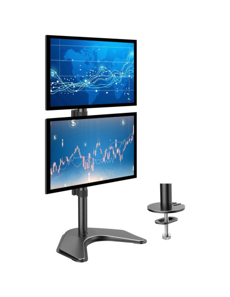 Techly Podstawa Pod 2 Monitory 13-27" Lcd 10Kg Biurkowa Pionowa