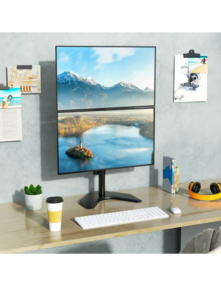 Techly Podstawa Pod 2 Monitory 13-27" Lcd 10Kg Biurkowa Pionowa
