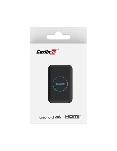 Carlinkit Adapter Bezprzewodowy Lite S Hdmi 4Gb+32Gb Android Auto/Carplay Dla Radioodtwarzaczy Samochodowych Czarny