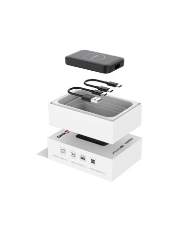 Carlinkit Adapter Bezprzewodowy Lite S Hdmi 4Gb+32Gb Android Auto/Carplay Dla Radioodtwarzaczy Samochodowych Czarny