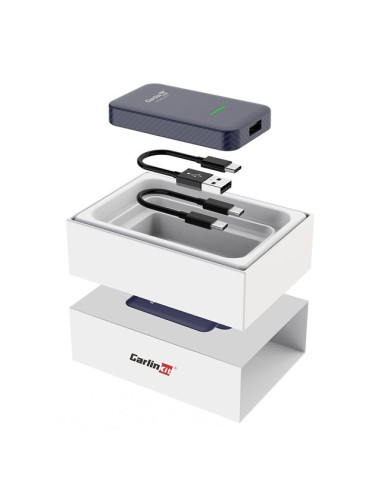 Adapter Carlinkit 4.0 Bezprzewodowy Moduł Android Auto & Apple Carplay Niebieski