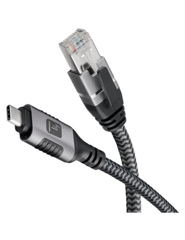 Techly Adapter/Kabel Sieciowy Usb-C Na Gigabit Ethernet Rj45 1M