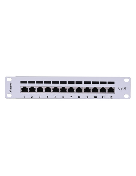 Patch Panel Lanberg Ppf6-9012-S (1U  10"  Kat. 6  Ftp  12Xrj-45)