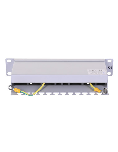 Patch Panel Lanberg Ppf6-9012-S (1U  10"  Kat. 6  Ftp  12Xrj-45)