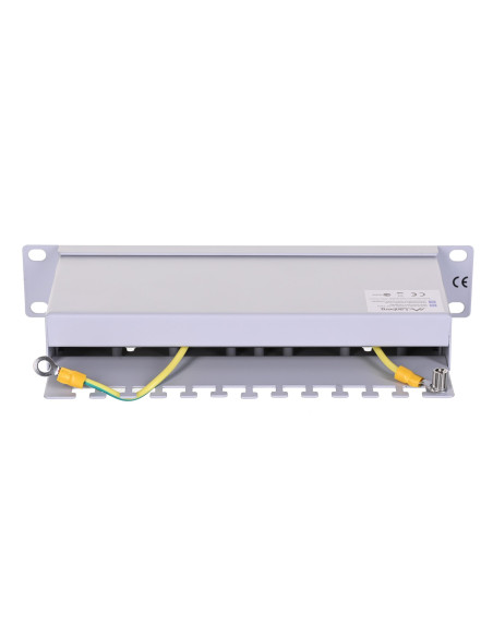 Patch Panel Lanberg Ppf6-9012-S (1U  10"  Kat. 6  Ftp  12Xrj-45)