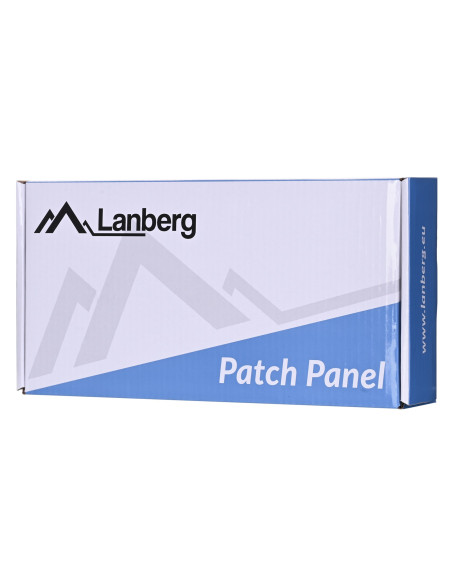 Patch Panel Lanberg Ppf6-9012-S (1U  10"  Kat. 6  Ftp  12Xrj-45)