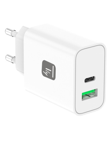 Techly Ładowarka Sieciowa Gan Usb-C 30W Pd I Usb-A