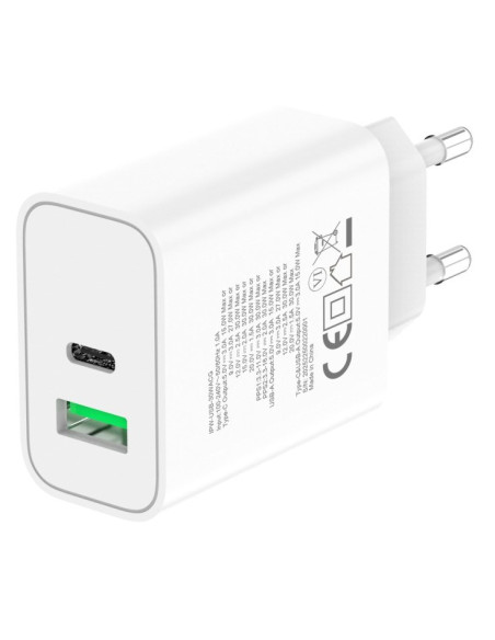 Techly Ładowarka Sieciowa Gan Usb-C 30W Pd I Usb-A