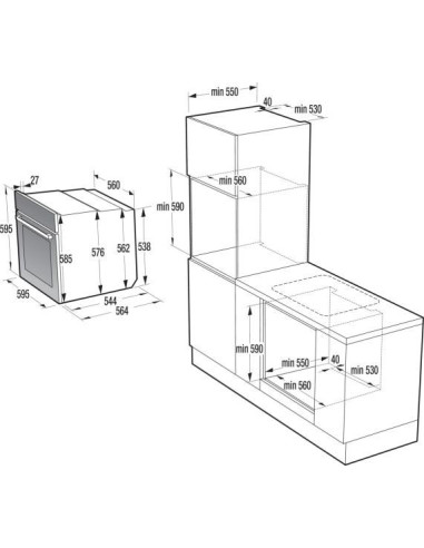Piekarnik Gorenje Bos6737E06Fbg