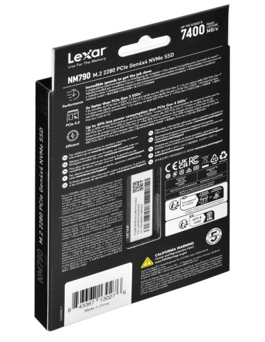 Dysk Ssd Lexar Nm790 512Gb M.2 Pcie Nvme