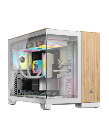Obudowa Corsair 2500X White/Bamboo