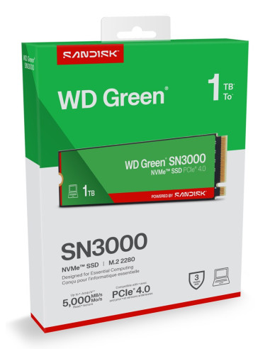 Ssd Wd Green Sn3000 1Tb Nvme Wds100T4G0E