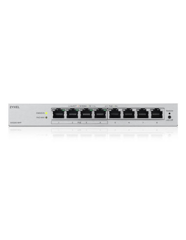 Switch Zyxel Gs1200-8Hp 8P V3 Poe (Poe+: 4 ) 68W Managed Gigabit