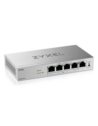 Switch Zyxel Gs1200-5Hp 5P V3 Poe (Poe+: 4 ) 68W Managed Gigabit