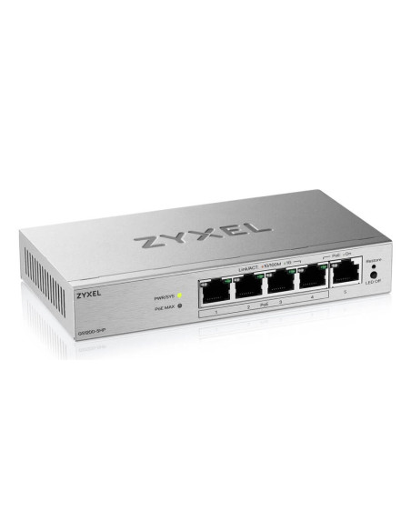 Switch Zyxel Gs1200-5Hp 5P V3 Poe (Poe+: 4 ) 68W Managed Gigabit