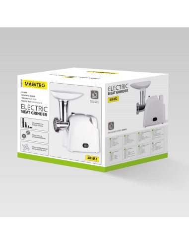 Maszynka Do Mielenia Mięsa 1000W Mr-852 Maestro