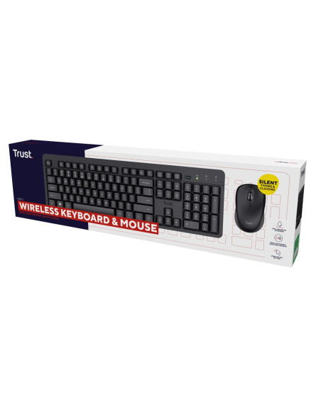 Klawiatura I Mysz Trust Ody Ii Wireless