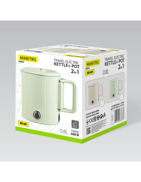 Czajnik Elektryczny 0,8L Mr-009-Beige Maestro