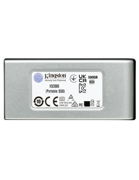 Dysk Zewnętrzny Ssd Kingston Xs2000 (1Tb  Usb 3.2  Srebrny  Sxs2000/1000G)