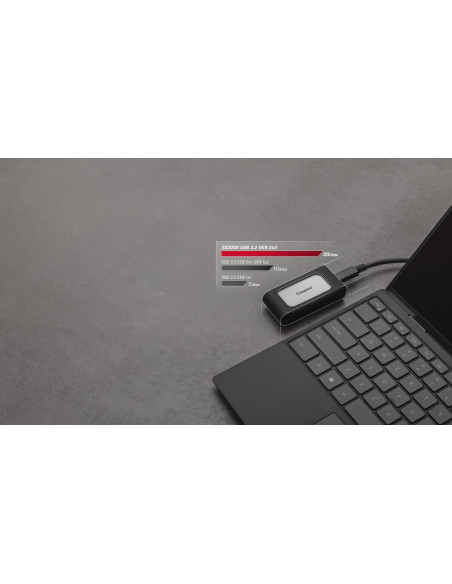 Dysk Zewnętrzny Ssd Kingston Xs2000 (1Tb  Usb 3.2  Srebrny  Sxs2000/1000G)