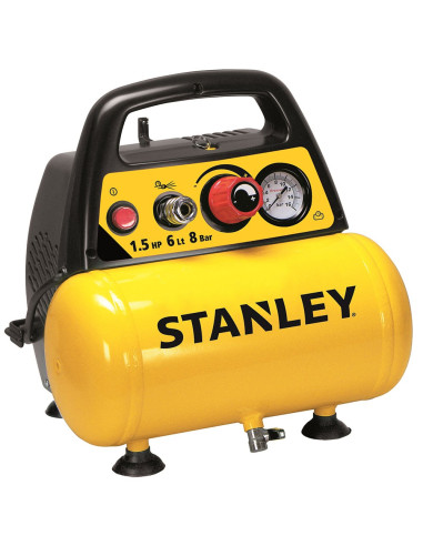 Kompresor Bezolejowy 6L+Zestaw Pneumatyczny Stanley