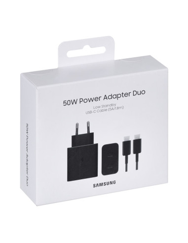 Samsung 50W Power Adapter Duo, Black