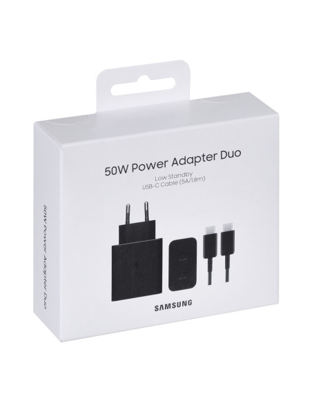 Samsung 50W Power Adapter Duo, Black