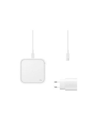 Samsung Flat Induction Pad, Quick Charge 15W (Mains Charger Not Included) White