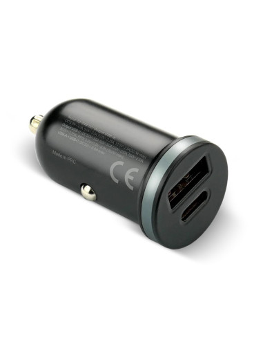 Everactive Ładowarka Samochodowa 1X Usb + 1X Usb-C 35W Qc 3.0 Pd Czarna Cc-30Q