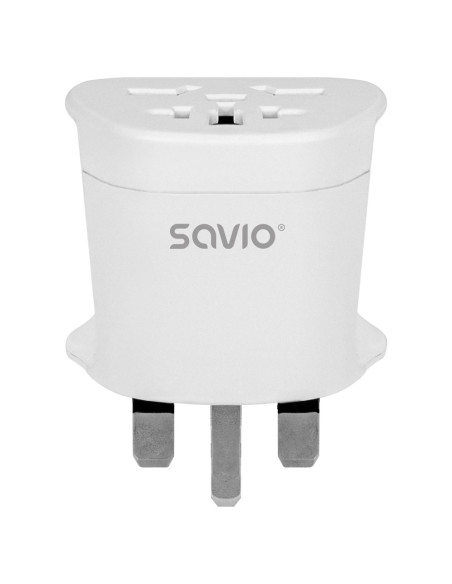 Savio Adapter Podróżny Gniazdo Globalne - Wtyk Uk Ap-05